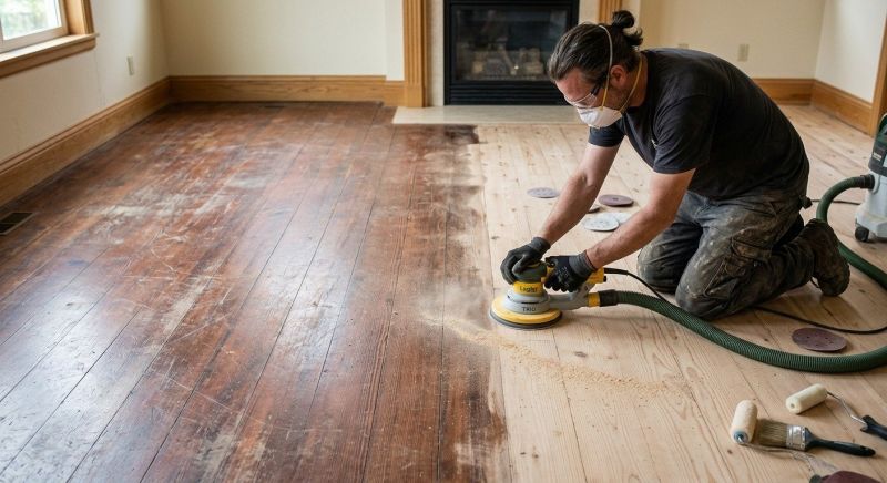 Teak Floor Refinishing in Olathe, KS
