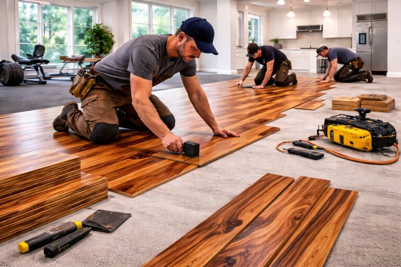Teak Flooring Installation in San Antonio, TX