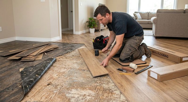 Vinyl Floor Replacement in Manassas, VA